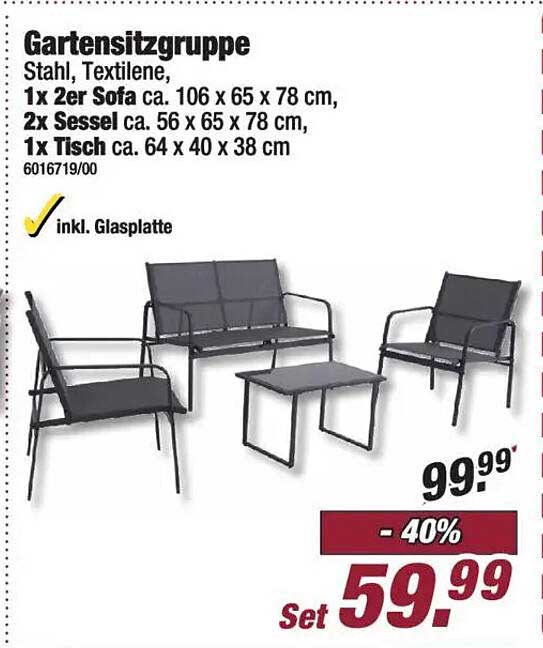 Gartensitzgruppe
