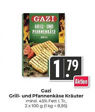Gazi Grill- und Pfannenkäse Kräuter
