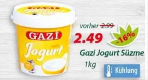 Gazi Jogurt Süzme