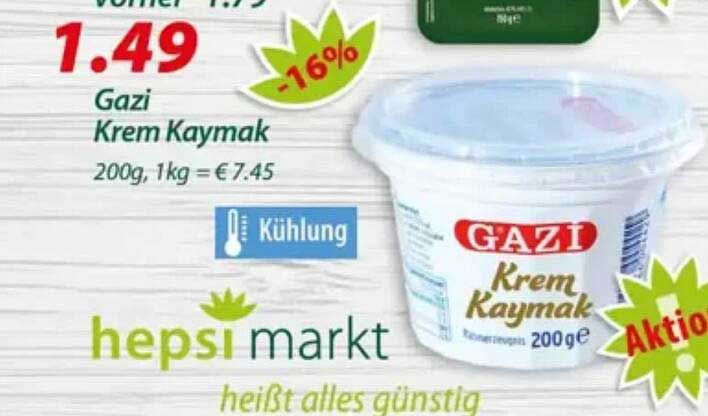 Gazi Krem Kaymak