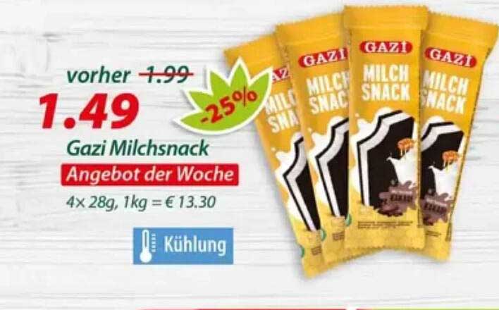 Gazi Milchsnack Angebot der Woche