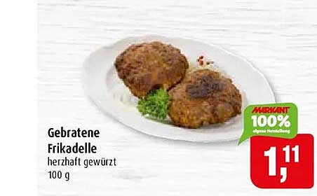 Gebratene Frikadelle