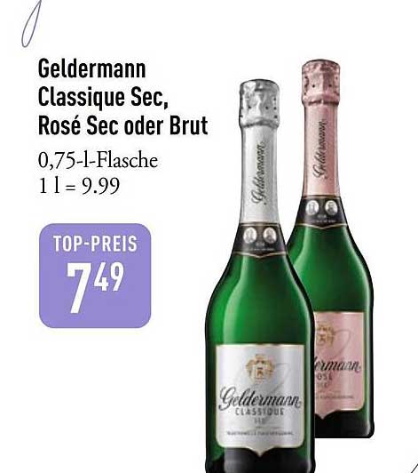 Geldermann Classique Sec, Rosé Sec oder Brut