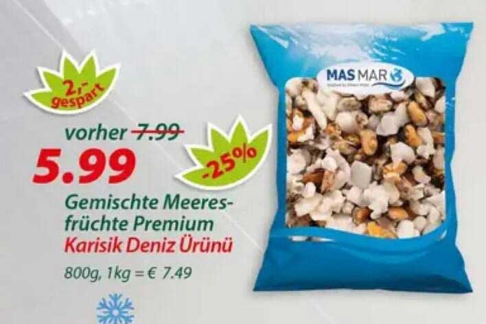 Gemischte Meeres-früchte Premium Karisik Deniz Ürünü