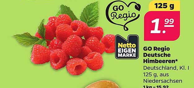 GO Regio Deutsche Himbeeren*