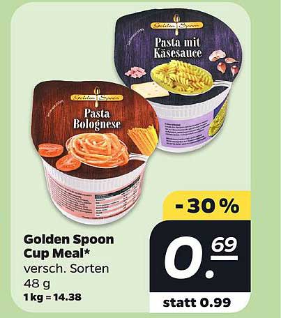 Golden Spoon Cup Meal* versch. Sorten 48 g