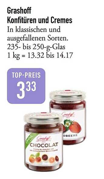 Grashoff Konfitüren und Cremes