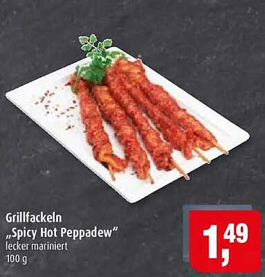 Grillfackelo „Spicy Hot Peppadew“ lecker mariniert 100 g