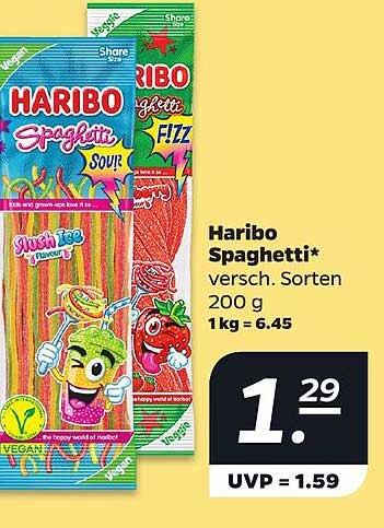 Haribo Spaghetti* versch. Sorten 200 g