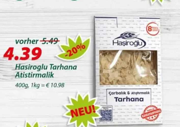 Hasiroglu Tarhana Atistirmalik