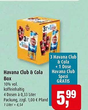 Havana Club & Cola Box