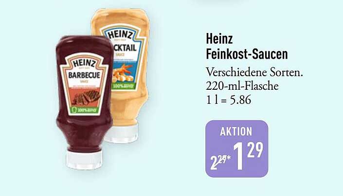 Heinz Feinkost-Saucen