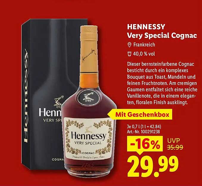 HENNESSY Very Special Cognac