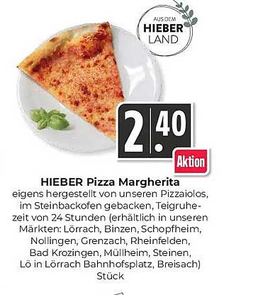 HIEBER Pizza Margherita