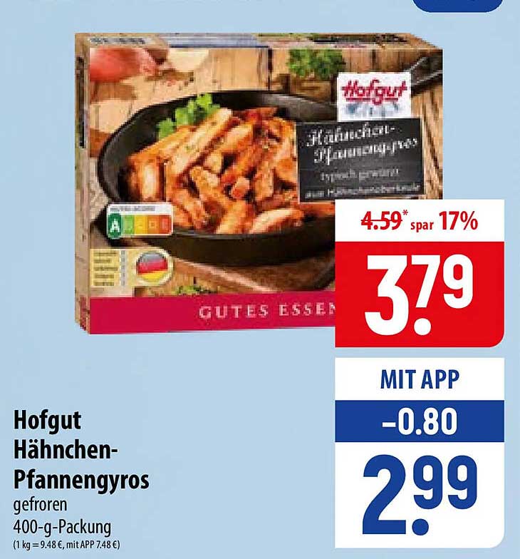 Hofgut Hähnchen-Pfannengyros