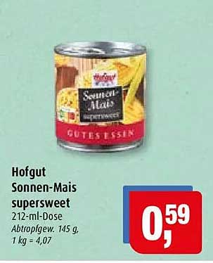 Hofgut Sonnen-Mais supersweet
