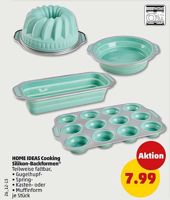 HOME IDEAS Cooking Silikon-Backformen**