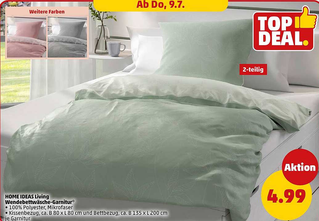 HOME IDEAS Living Wendebettwäsche-Garnitur*
