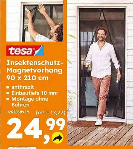 Insektenschutz-Magnetvorhang 90 x 210 cm