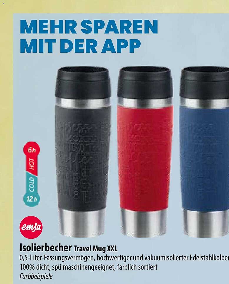 Isolierbecher Travel Mug XXL