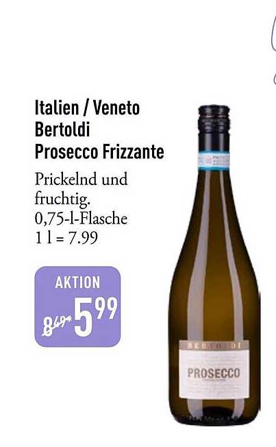 Italian / Veneto Bertoldi Prosecco Frizzante
