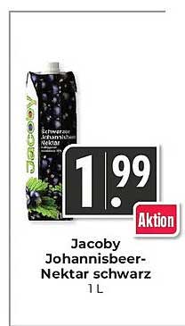 Jacoby Johannisbeer-Nektar schwarz 1 L