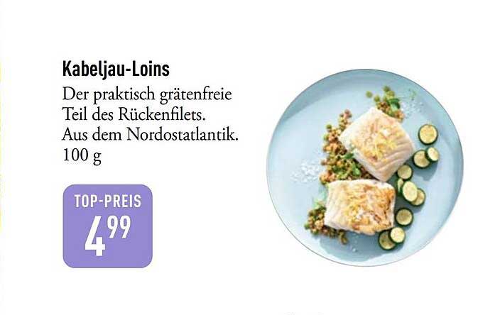 Kabeljau-Loins