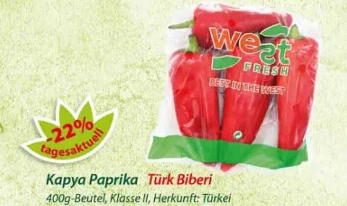 Kapya Paprika Türk Biberi