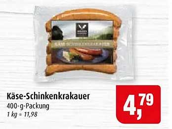 Käse-Schinkenkrakauer