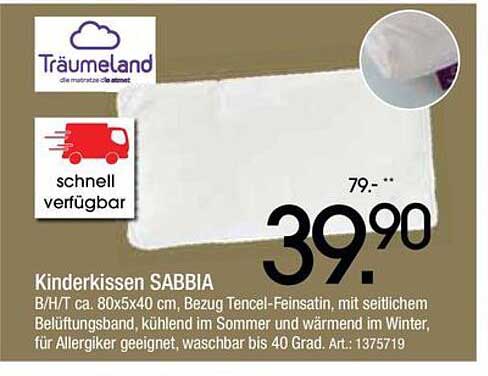 Kinderkissen SABBIA