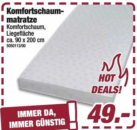 Komfortschaum-matratze