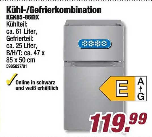 Kühl-/Gefrierkombination