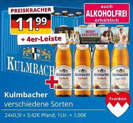 Kulmbacher verschiedene Sorten