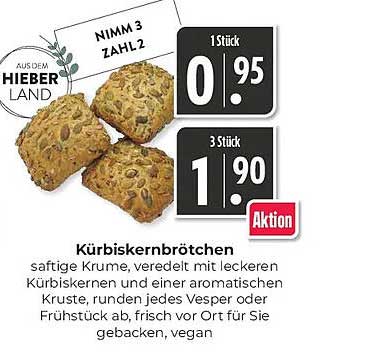 Kürbiskernbrötchen