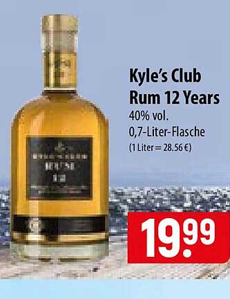 Kyle's Club Rum 12 Years