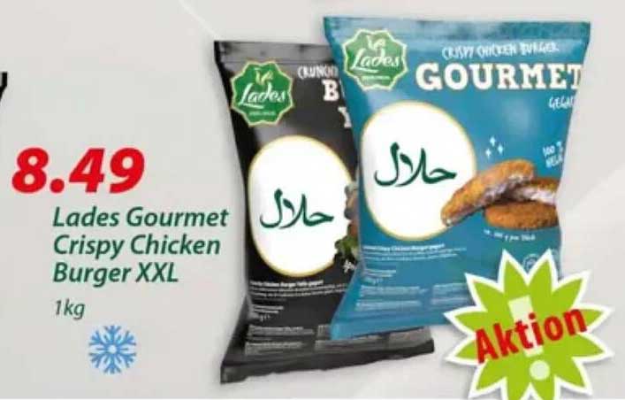 Lades Gourmet Crispy Chicken Burger XXL