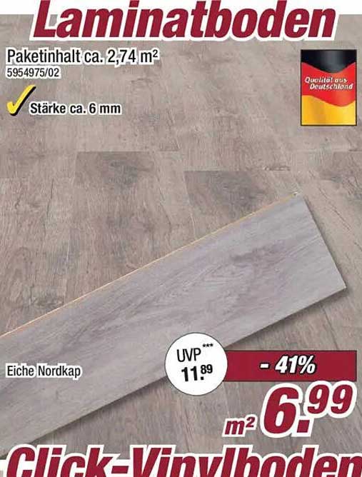 Laminatboden Eiche Nordkap Click-Vinylboden