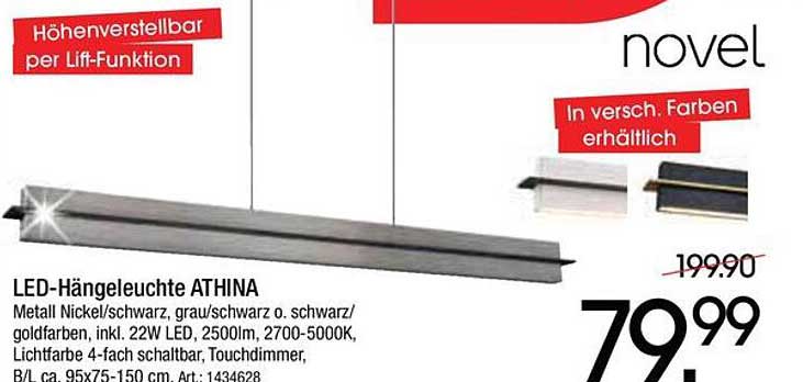 LED-Hängeleuchte ATHINA