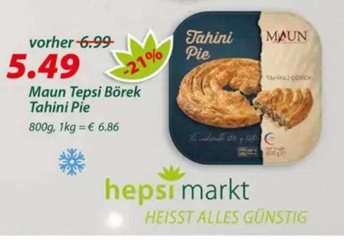Maun Tepsi Börek Tahini Pie
