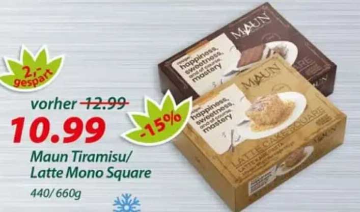 Maun Tiramisu/ Latte Mono Square