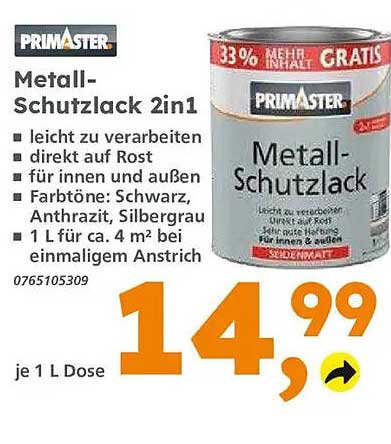 Metall-Schutzlack 2in1