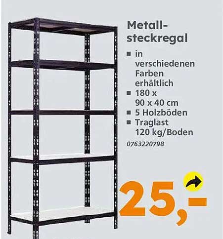 Metall-steckregal