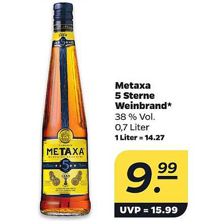 Metaxa 5 Sterne Weinbrand*