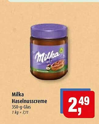 Milka Haselnusscreme 350-g-Glas