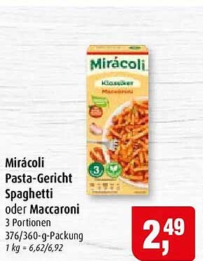 Mirácoli Pasta-Gericht Spaghetti oder Macaroni