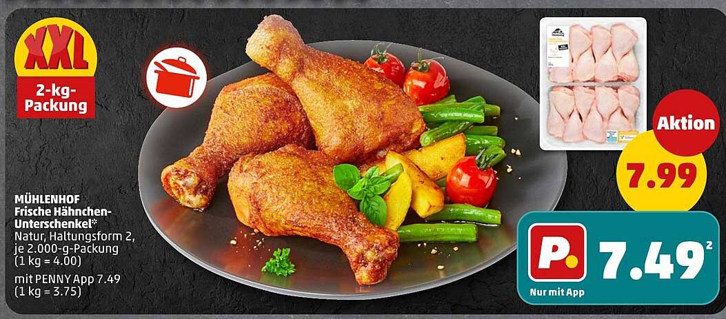 MÜHLENHOF Frische Hähnchen-Unterschenkel*