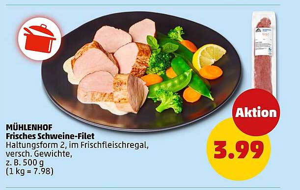 MÜHLENHOF Frisches Schweine-Filet