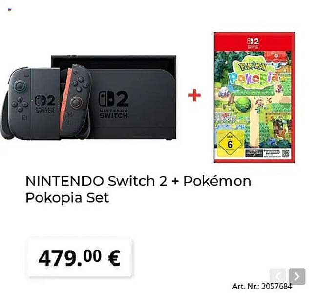 NINTENDO Switch 2 + Pokémon Pokopia Set
