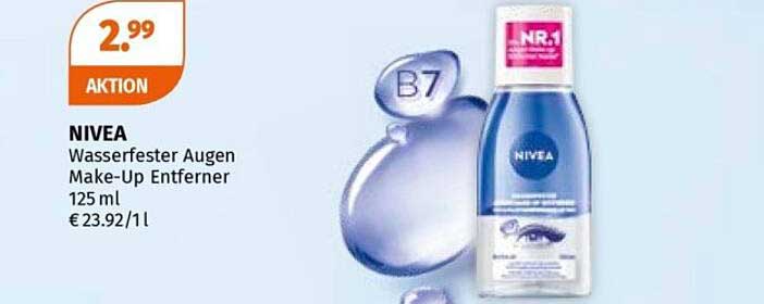 NIVEA Wasserfester Augen Make-Up Entferner 125 ml
