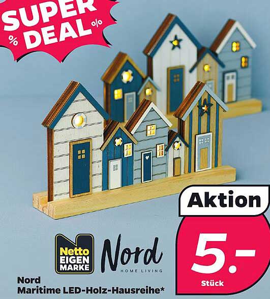 Nord Maritime LED-Holz-Hausreihe*
